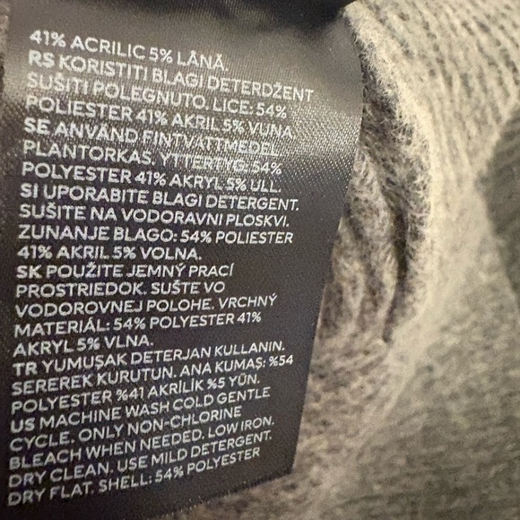 Peplum grey sweater - Picture 3 of 3